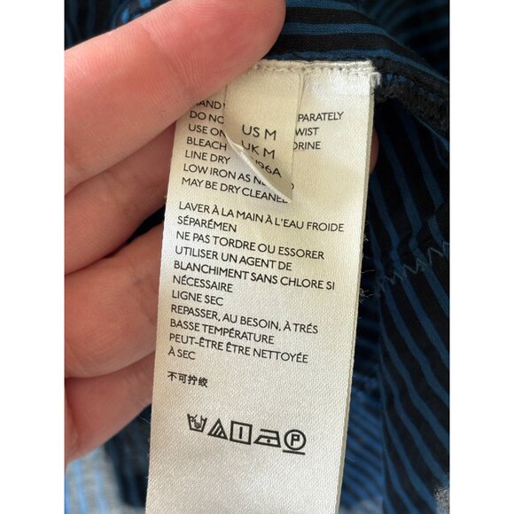 Free People Boho Tunic Dress Balloon Sleeves Embroidered Details Babydoll Fit - Picture 11 of 13